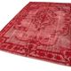 Hand-knotted contemporary oriental 1980s 202 cm x 309 cm red carpet