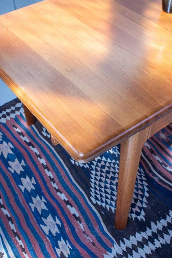 Vintage teak dining table, Danish Mid Century, 1960s, solid wood