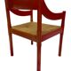 Fauteuil Carimate modèle 892 Vico Magistretti pour Cassina en rouge