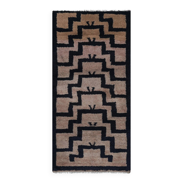 Tapis turc vintage fait main 94x190 cm