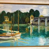 Bateau sur un fleuve