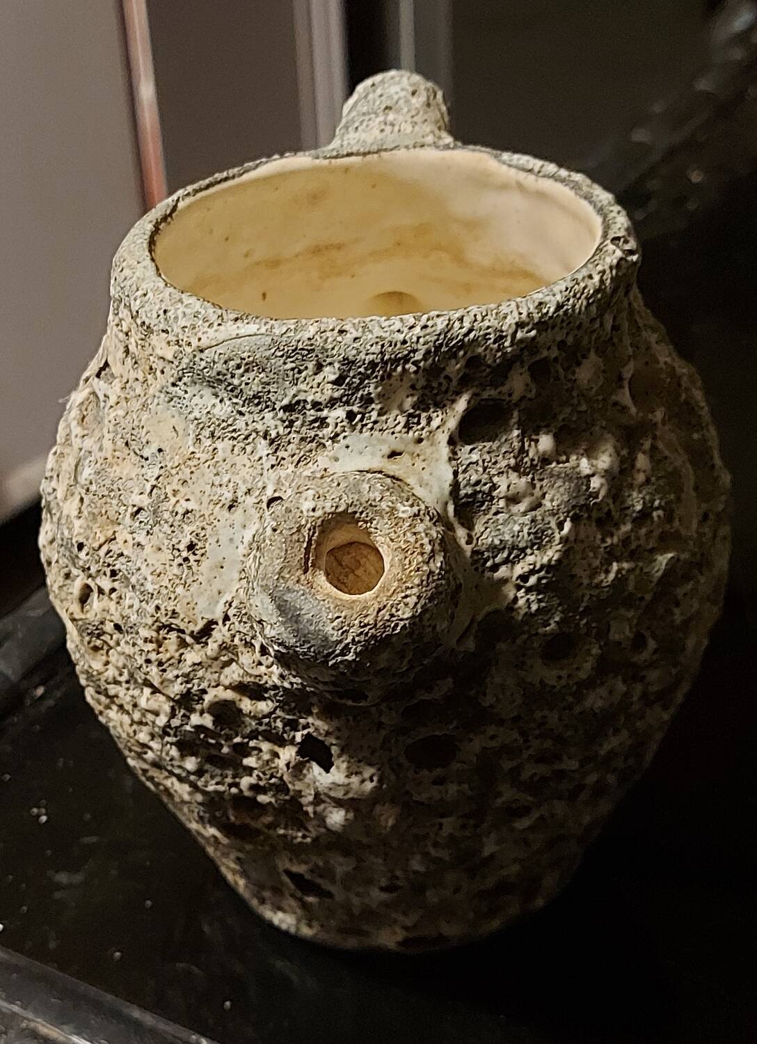 Vase chevrette fat lava des années 70