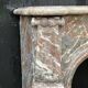 Early 19th century Louis XV style fireplace in grey Ardennes marble