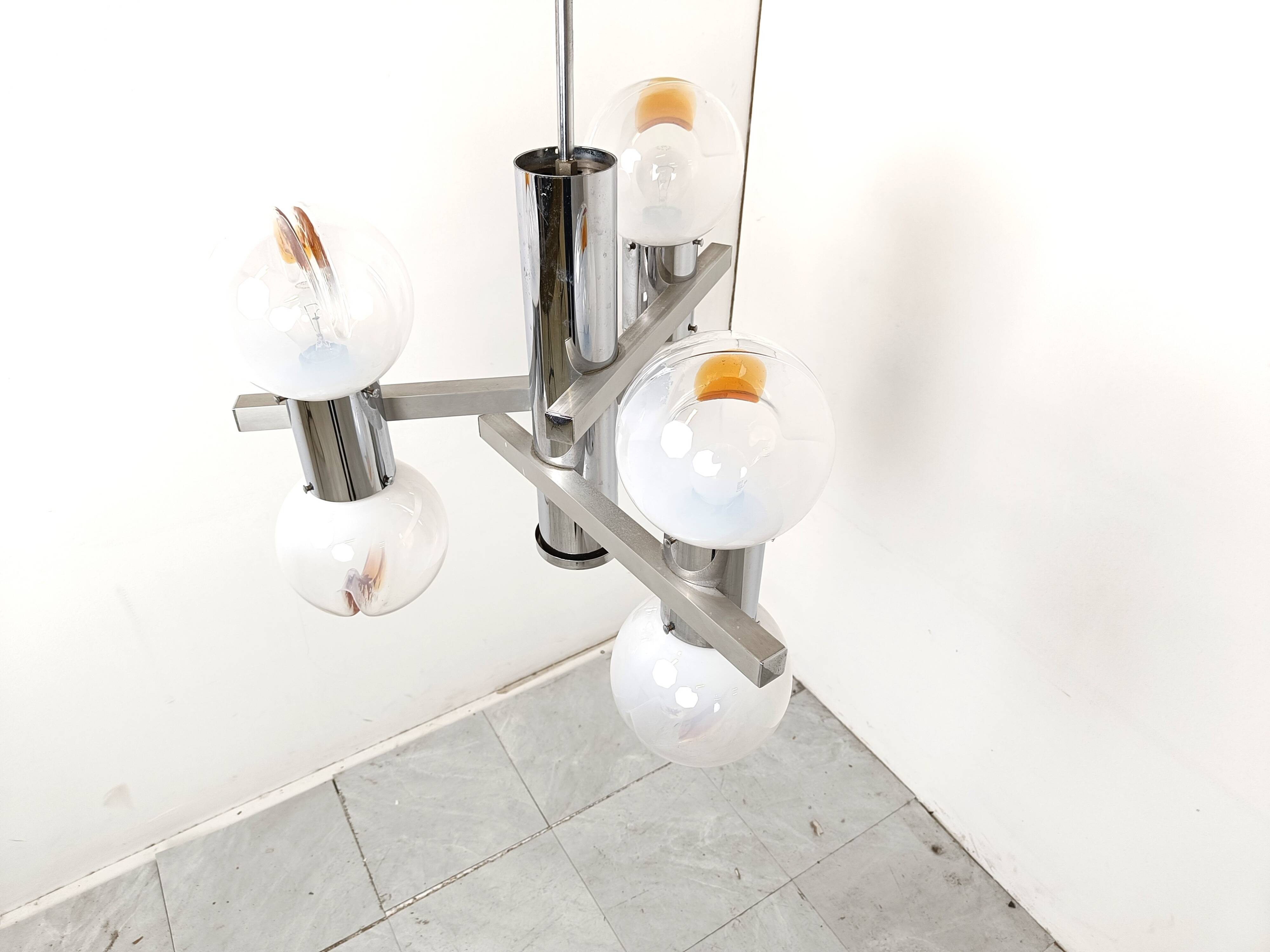 Vintage Mazzega chandelier, 1960s