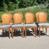 Set of 8 Louis XV style chairs