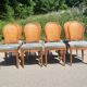 Set of 8 Louis XV style chairs
