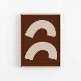Abstract object giclee print, 50x70cm
