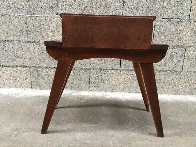 Pretty vintage compass-footbedside table from the 1960s