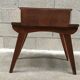 Pretty vintage compass-footbedside table from the 1960s