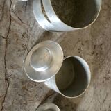 Hammered metal kitchen boxes series