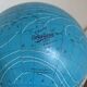 Vintage 1976 terrestrial globe glass tripod gold Taride - 28 cm