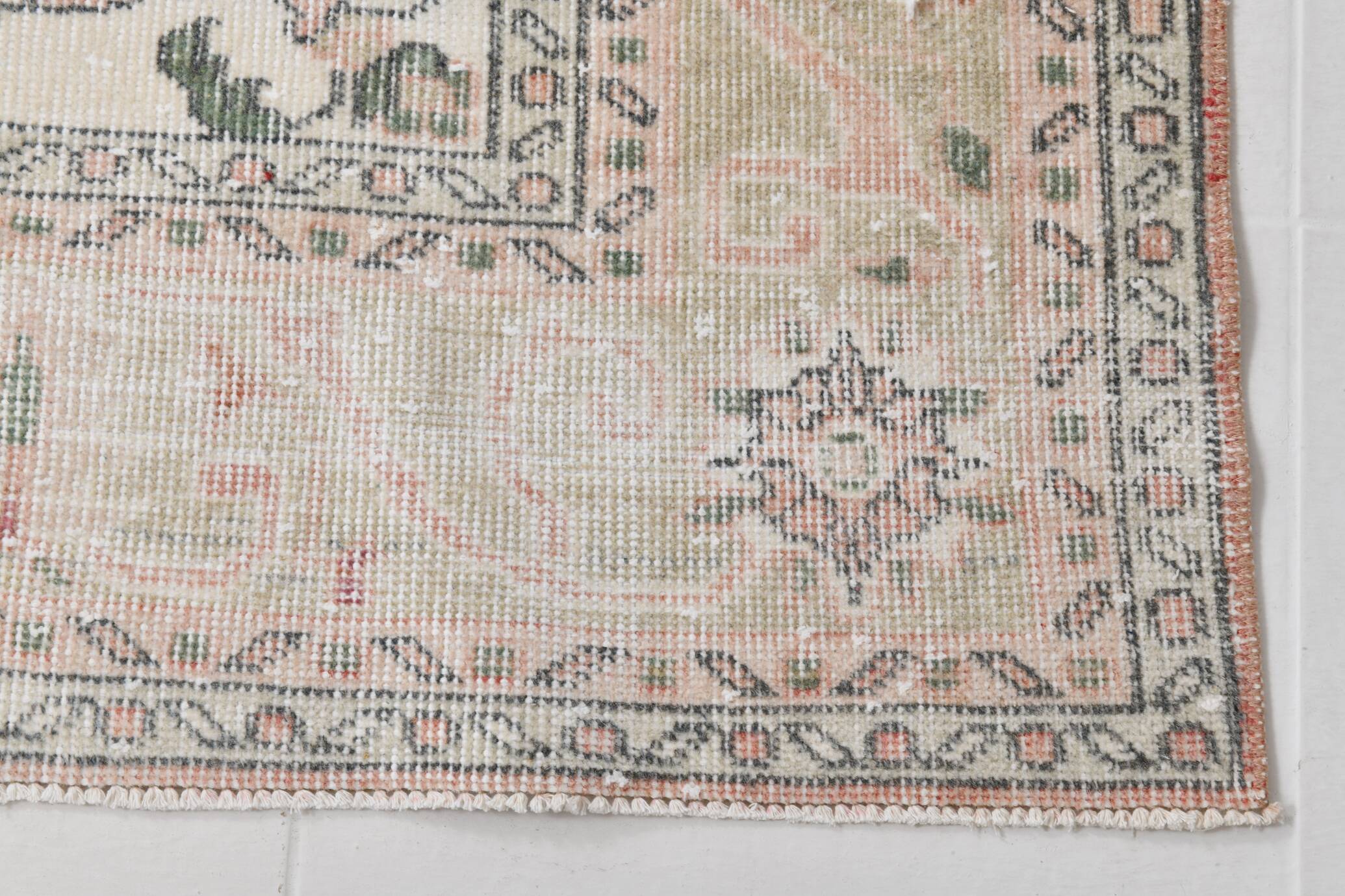 7x11 Vintage Large Area Handmade Wool Oushak Vintage Rug, 216x335 Cm