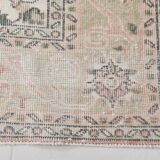 7x11 Vintage Large Area Handmade Wool Oushak Vintage Rug, 216x335 Cm