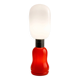 Carlo Nason pour Mazzega – Grande lampe en verre de Murano rouge et op