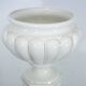 Tommaso Barbi Oversized White Ceramic Vase and Column, Italy 1970