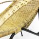 Paire de chaises "Gazelle" françaises des années 1950 en rotin, osier et acier tubulaire
