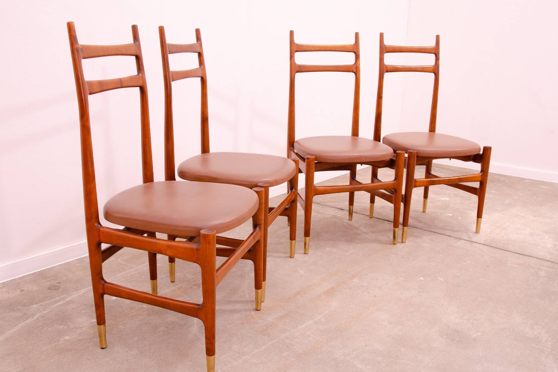 Chaises de salle à manger de Sedláček & Vyčítal, Tchécoslovaquie, années 1960