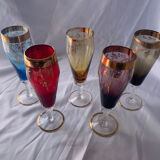 5 champagne flutes