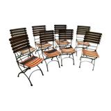 Retro garden chairs