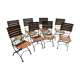 Lot chaises de jardin rétros
