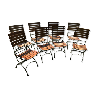 Retro garden chairs