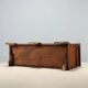 Baroque antique chest in carved walnut, Italy, 18th century.