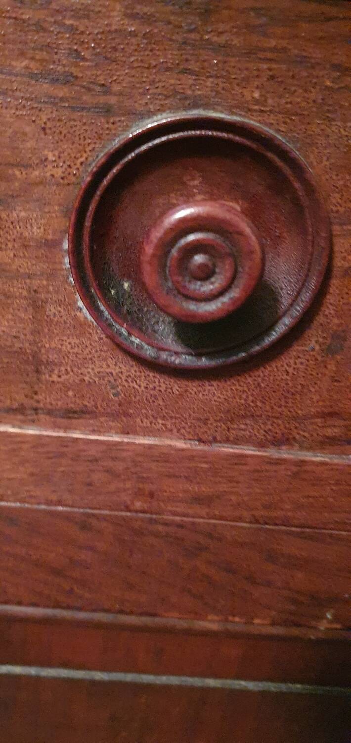 Low solid wood buffet