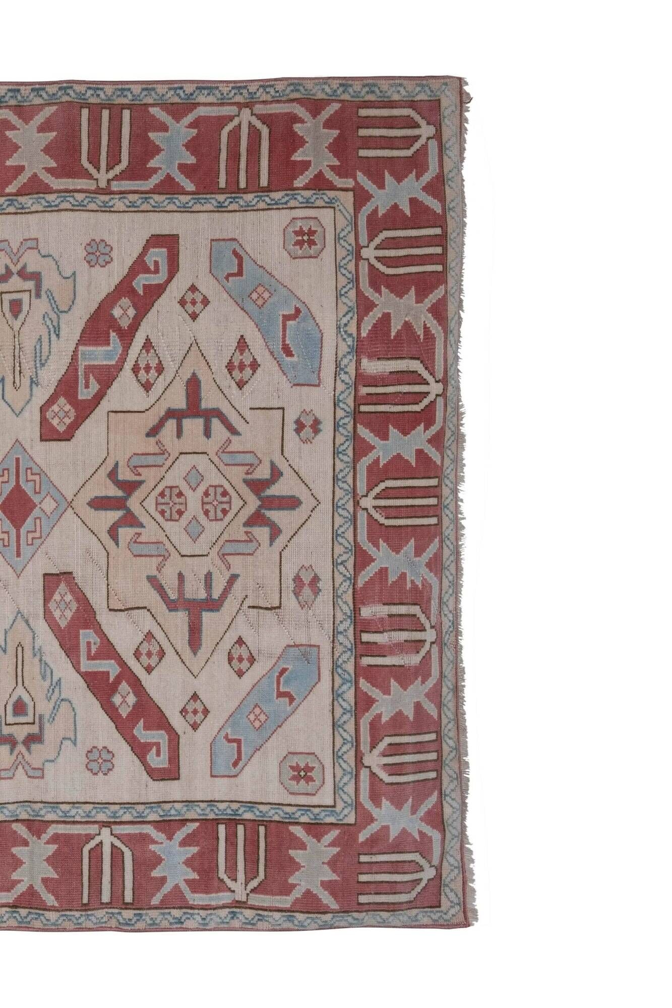 Vintage Turkish Oushak rug 175x257 cm