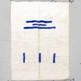 Tapis beni ouarin fait main traditionnelle taille 150 x 250 cm