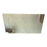 Large engraved wall mirror