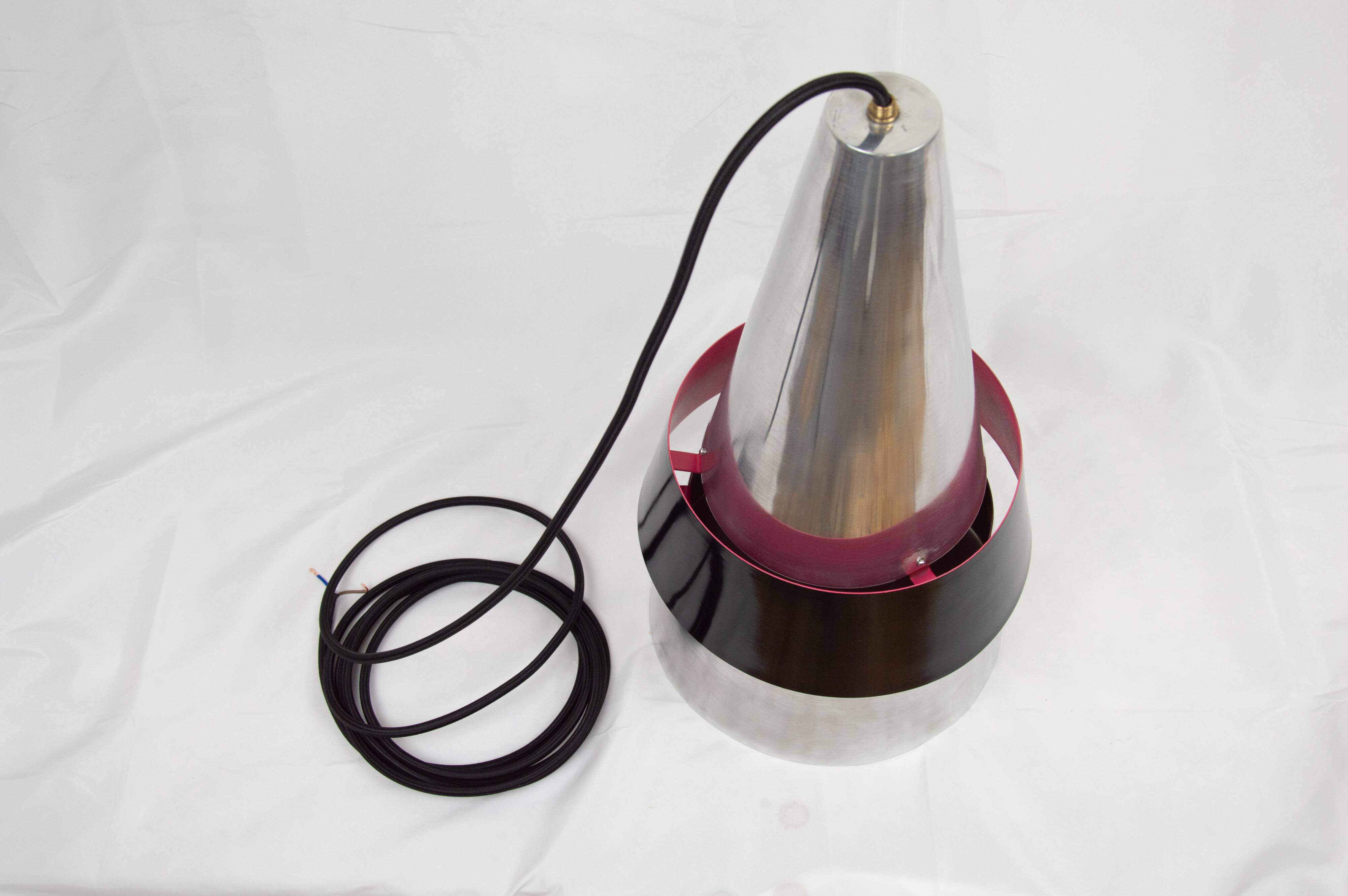 Vintage Danish Pendant Lamp from the 1970s by Jo Hammerborg for F