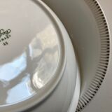 Set of 6 plates cap mid century neo classic Scandinavian 1960