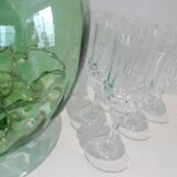 Set of 6 glasses of Arques crystal wine