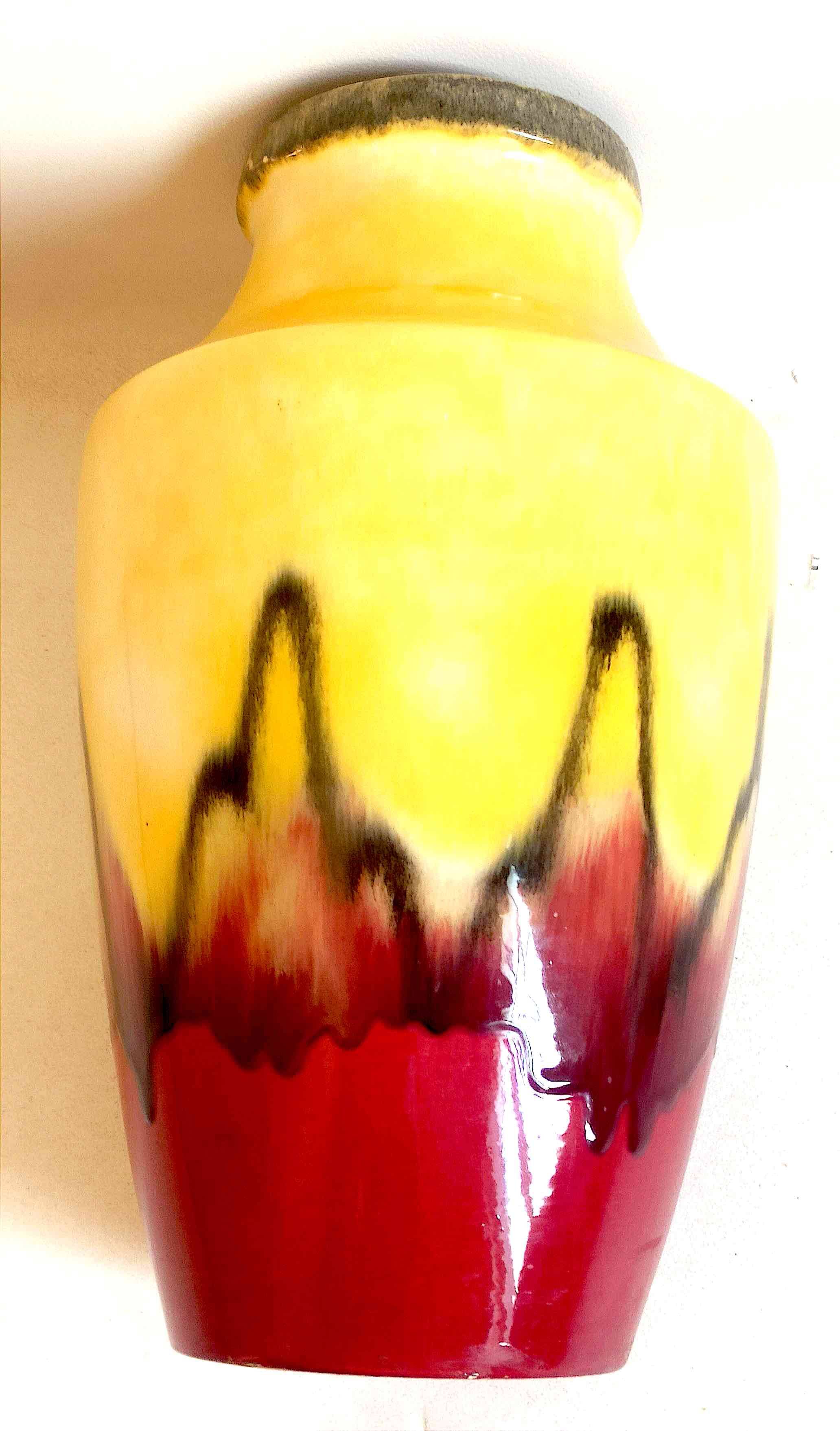 Vase céramique West Germany Hauteur 40 cm