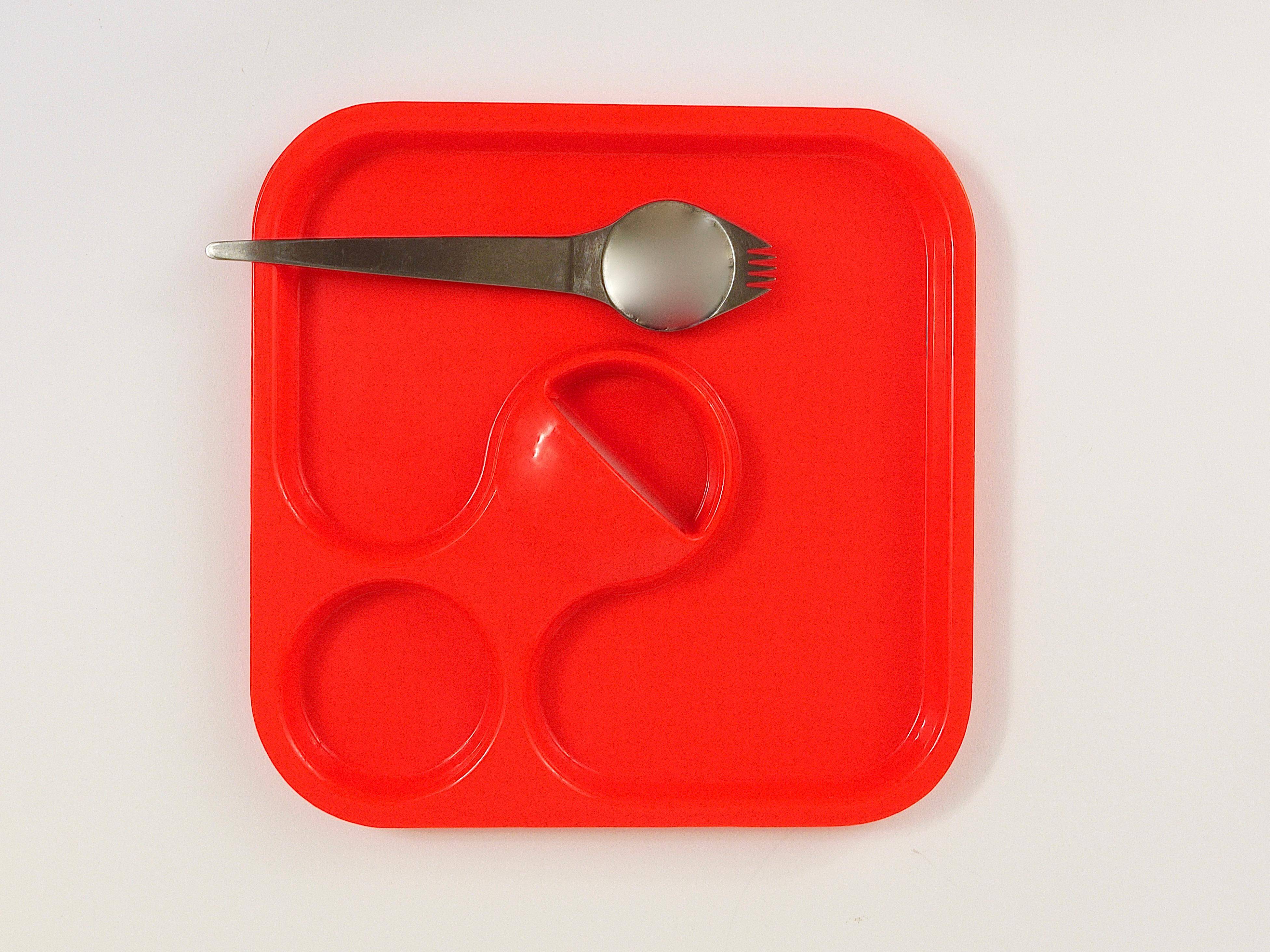 3 sets of Amboss Party Palette & spork, plate & spoon & fork, Austria, 1970s