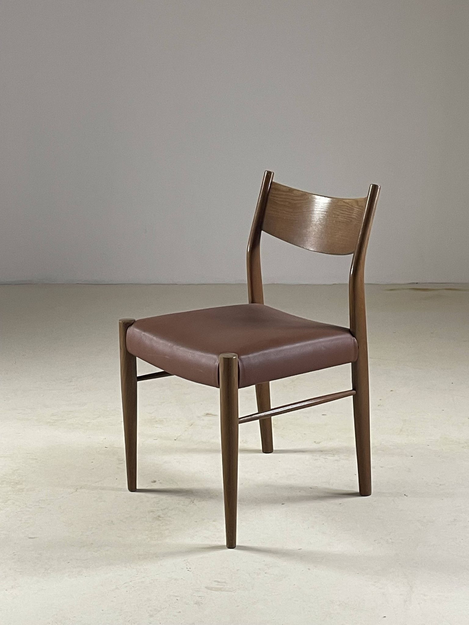 Chaise vintage de style scandinave, années 1960