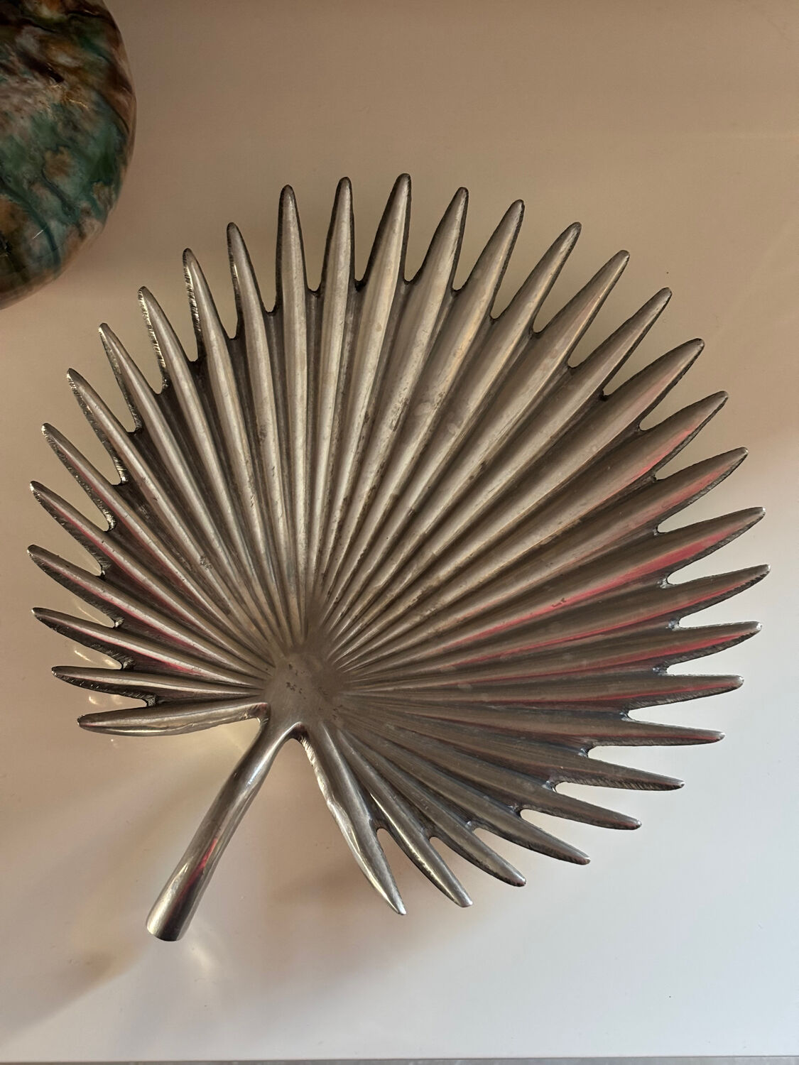 Feuille en métal argenté