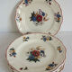 Set of 6 flat plates in earthenware Sarreguemines Model "Agreste" vintage
