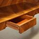 Vintage buffet in walnut veneer and glass, Italy, 1950s-1960s.