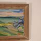 Huile sur toile suédoise originale du milieu du siècle – Österlen, Skåne