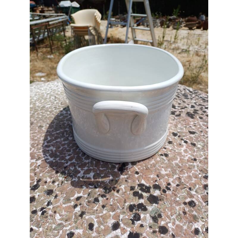 Earthenware planter: BF Belgium 19th century