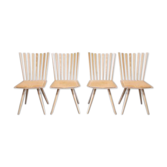 Lot de 4 chaises de salon mikado par Foersom & Hiort-Lorenzen pour Fredericia, 1999