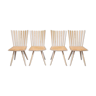 Set of 4 chairs salon mikado by Foersom & Hiort-Lorenzen for Fredericia, 1999