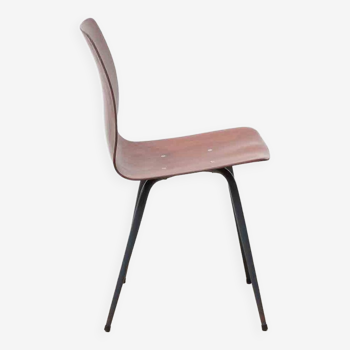 Spider chair in mahogany and anthracite gray pagwood