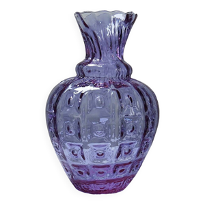 Vase Empoli verre Alexandrite