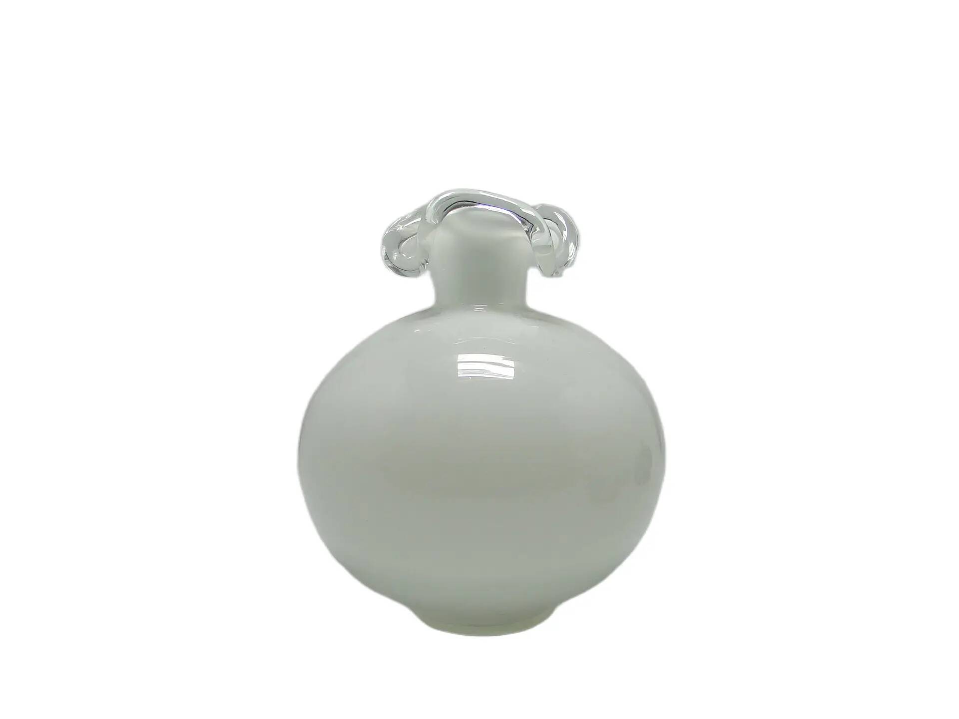 Vase, mid-century modern, glass, Poland, 1970s