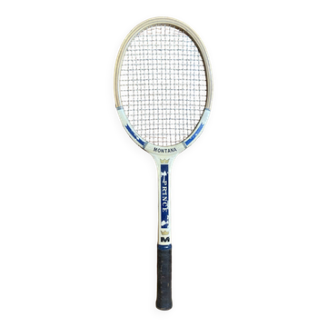Vintage sports wooden tennis racket montana prince model