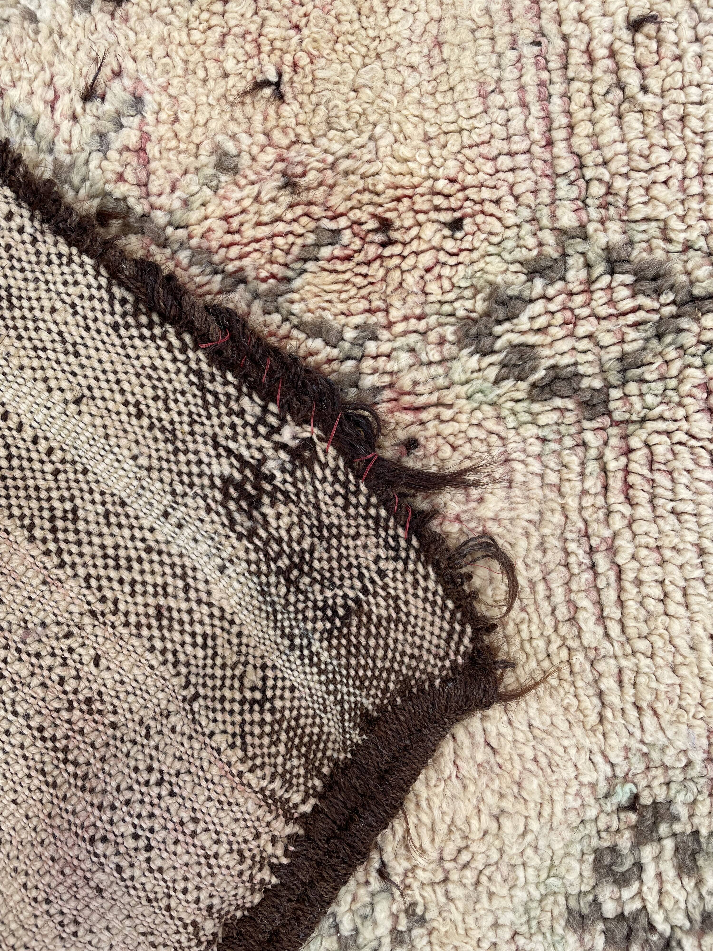 Old boujaad berber carpet 155x290 cm