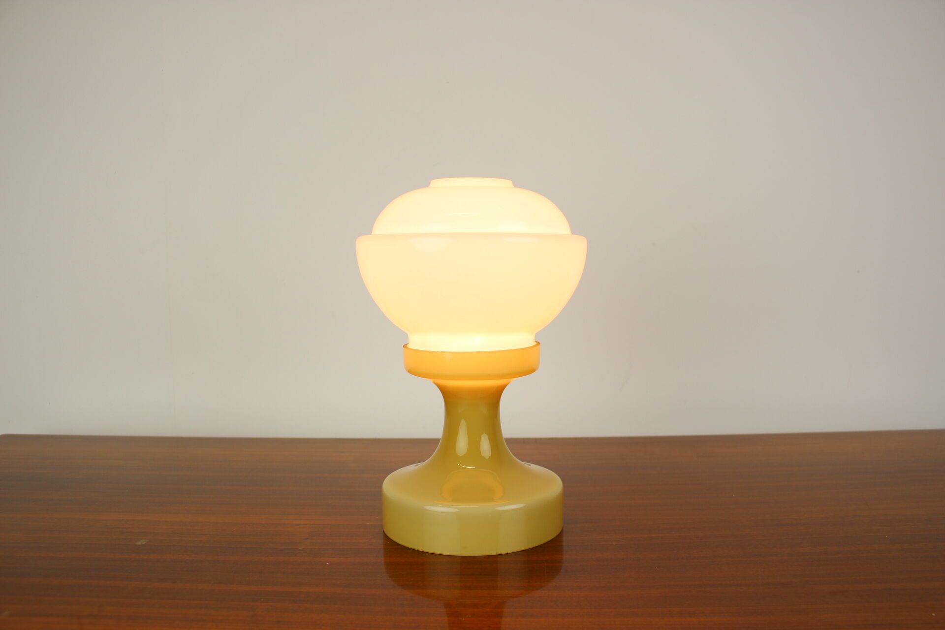 All Glass Table Lamp by Valasske Mezirici, 1970s