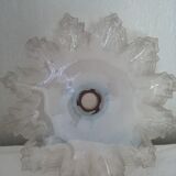 Old suspension white opaline transparent border